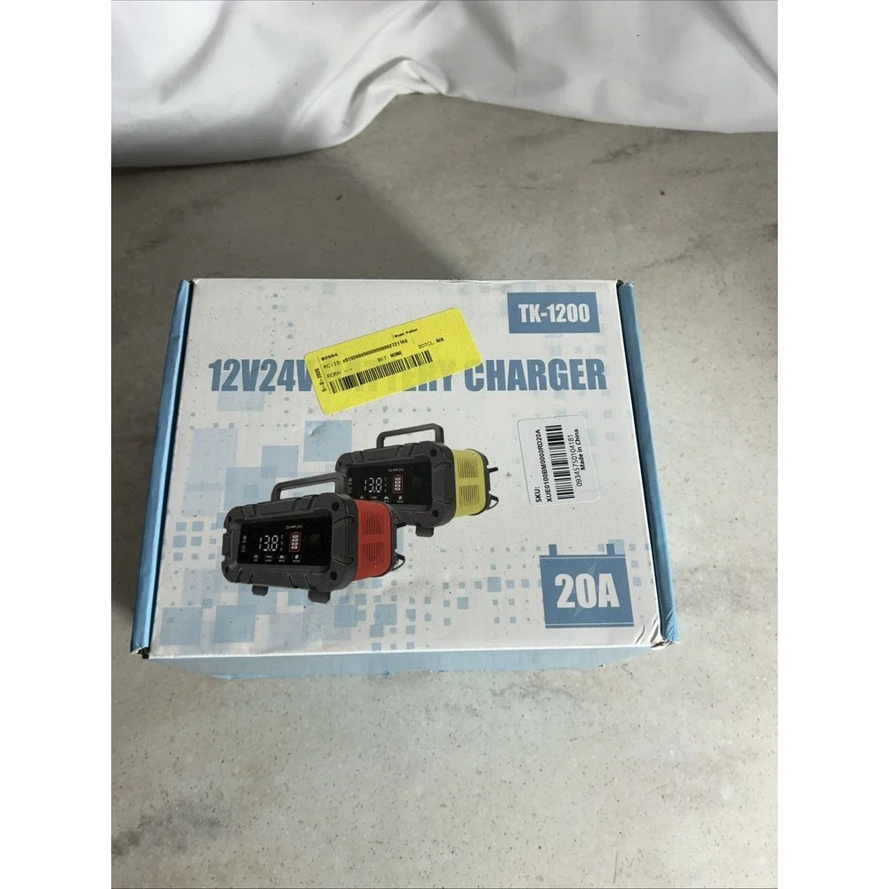 E-FAST 0-20A 12/24V Smart Battery Charger, LiFePO4 & Lead-Acid 🔋🚗